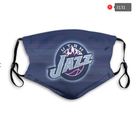 NBA Utah Jazz #3 Dust mask with filter-0